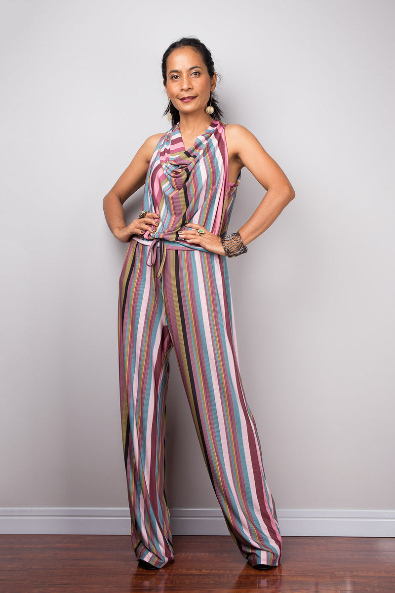 Zenana Womens Stripe Sleeveless Capri Jumpsuit – Shop Munki