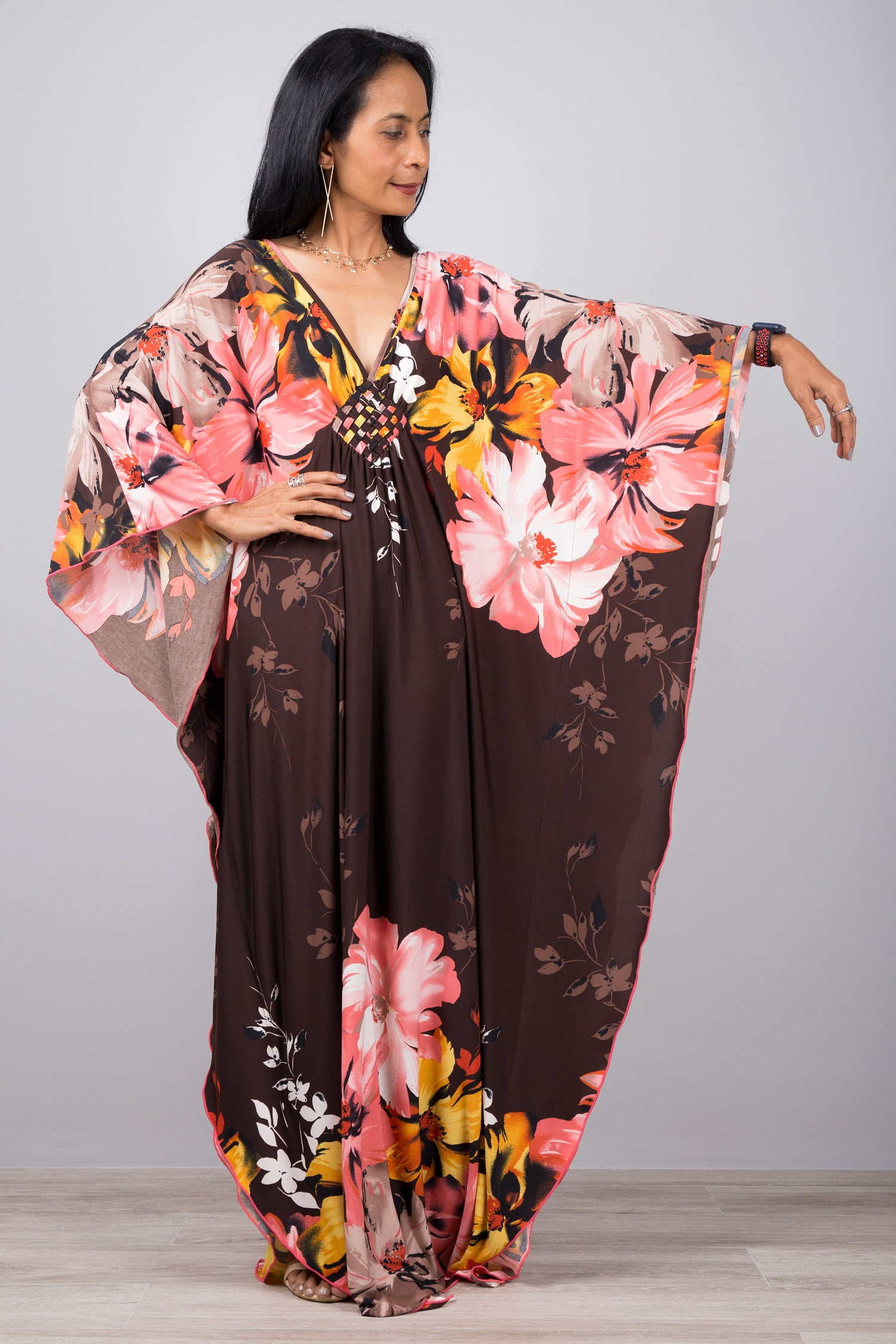 Buy boho print kaftan maxi dresses online | Nuichan kaftans