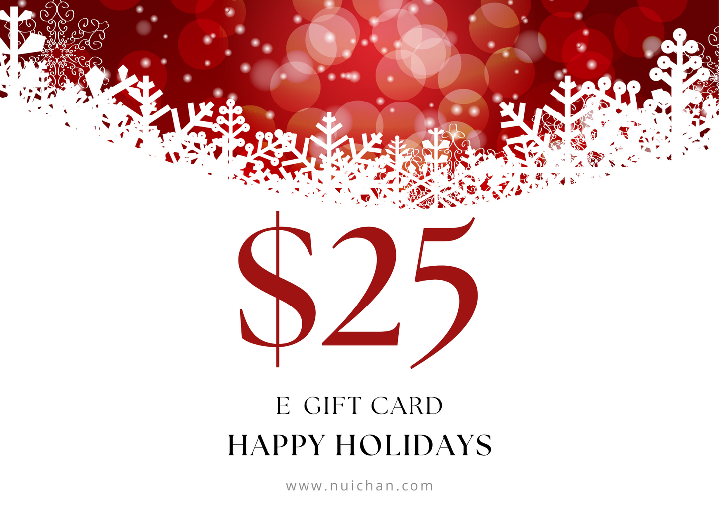 Holiday e-Gift Card