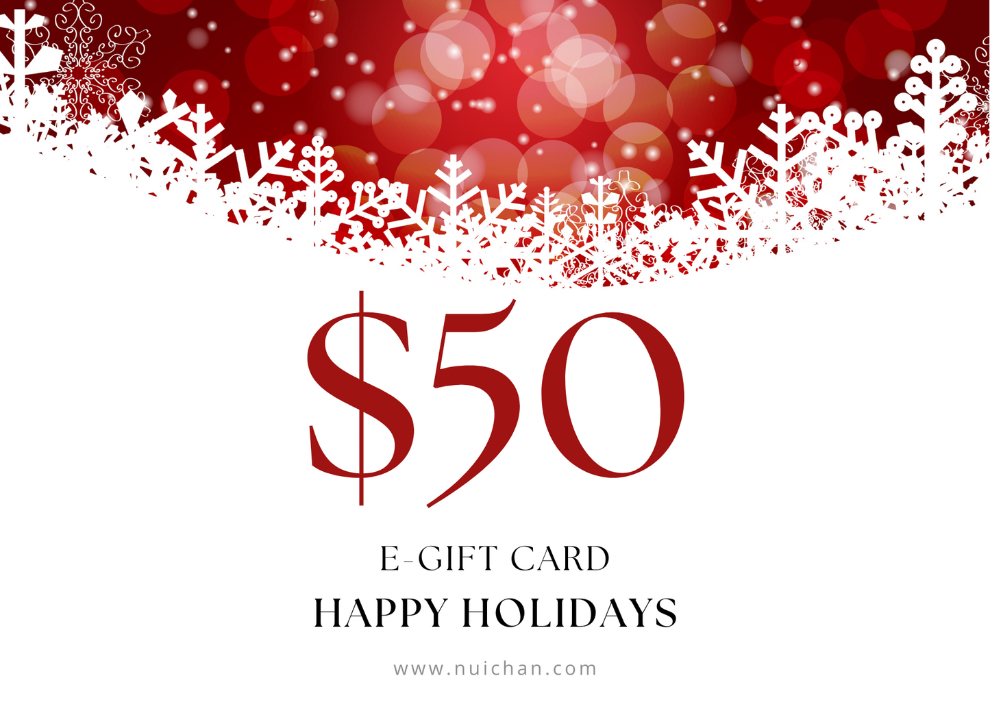 Holiday e-Gift Card