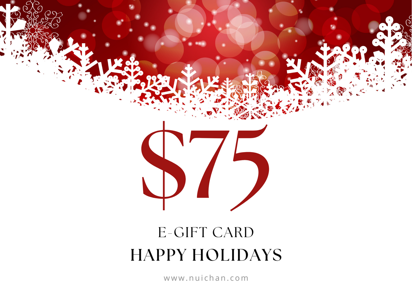 Holiday e-Gift Card