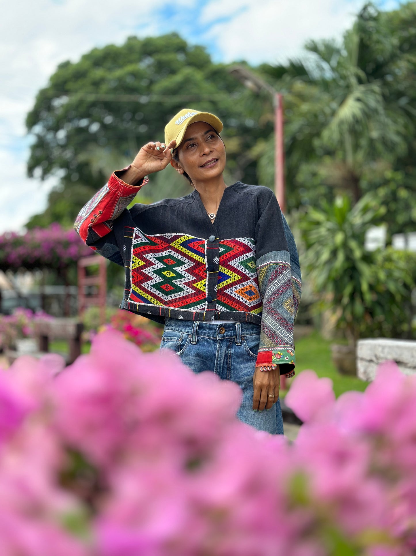 Patchwork Blouse Top