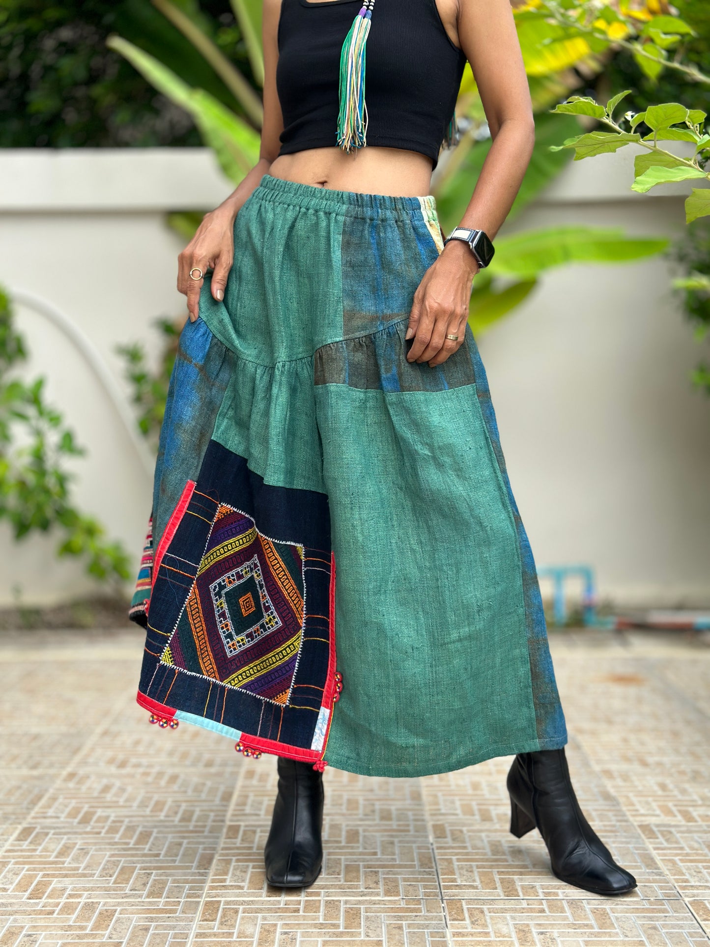 Patchwork skirt