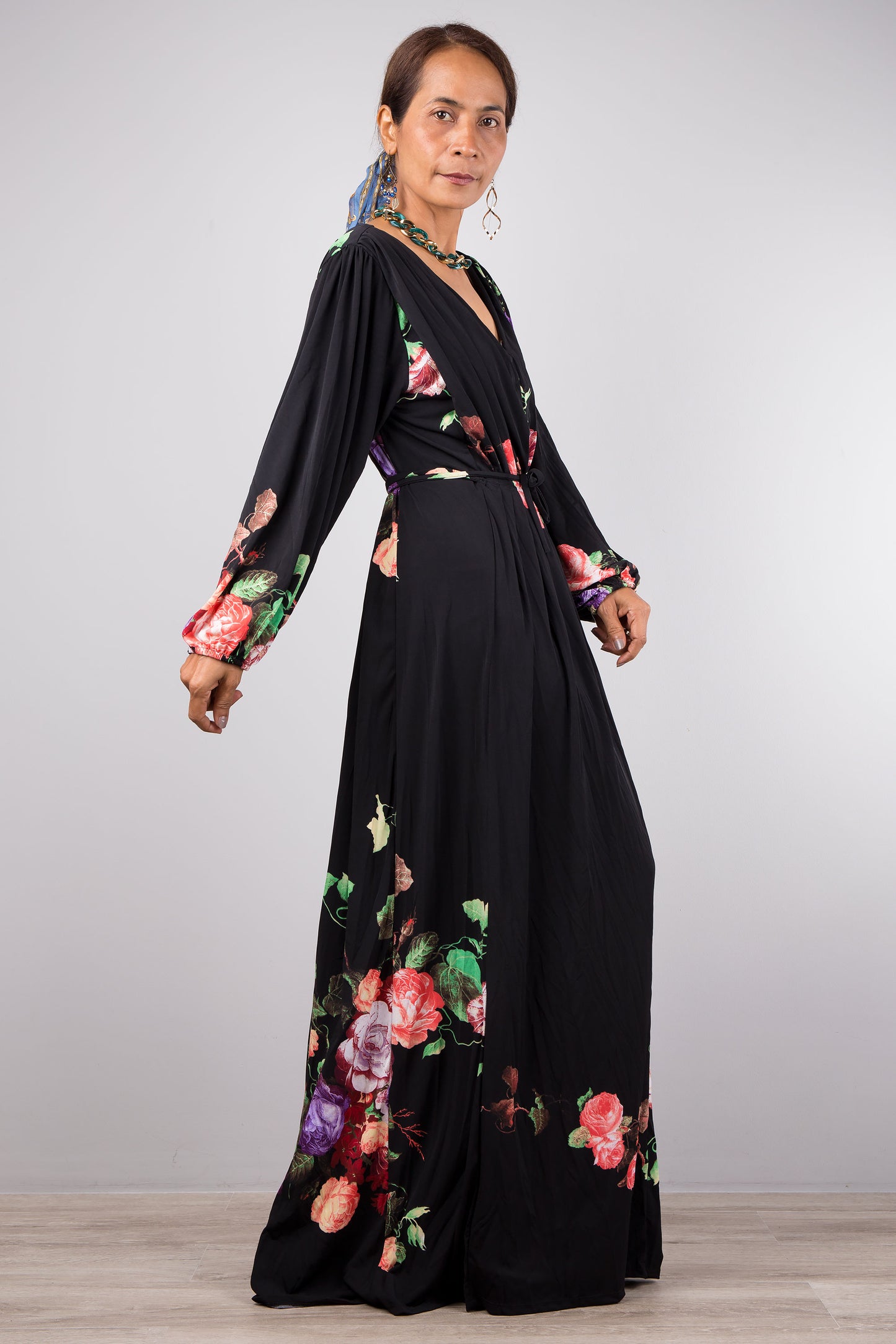 Floral maxi dress