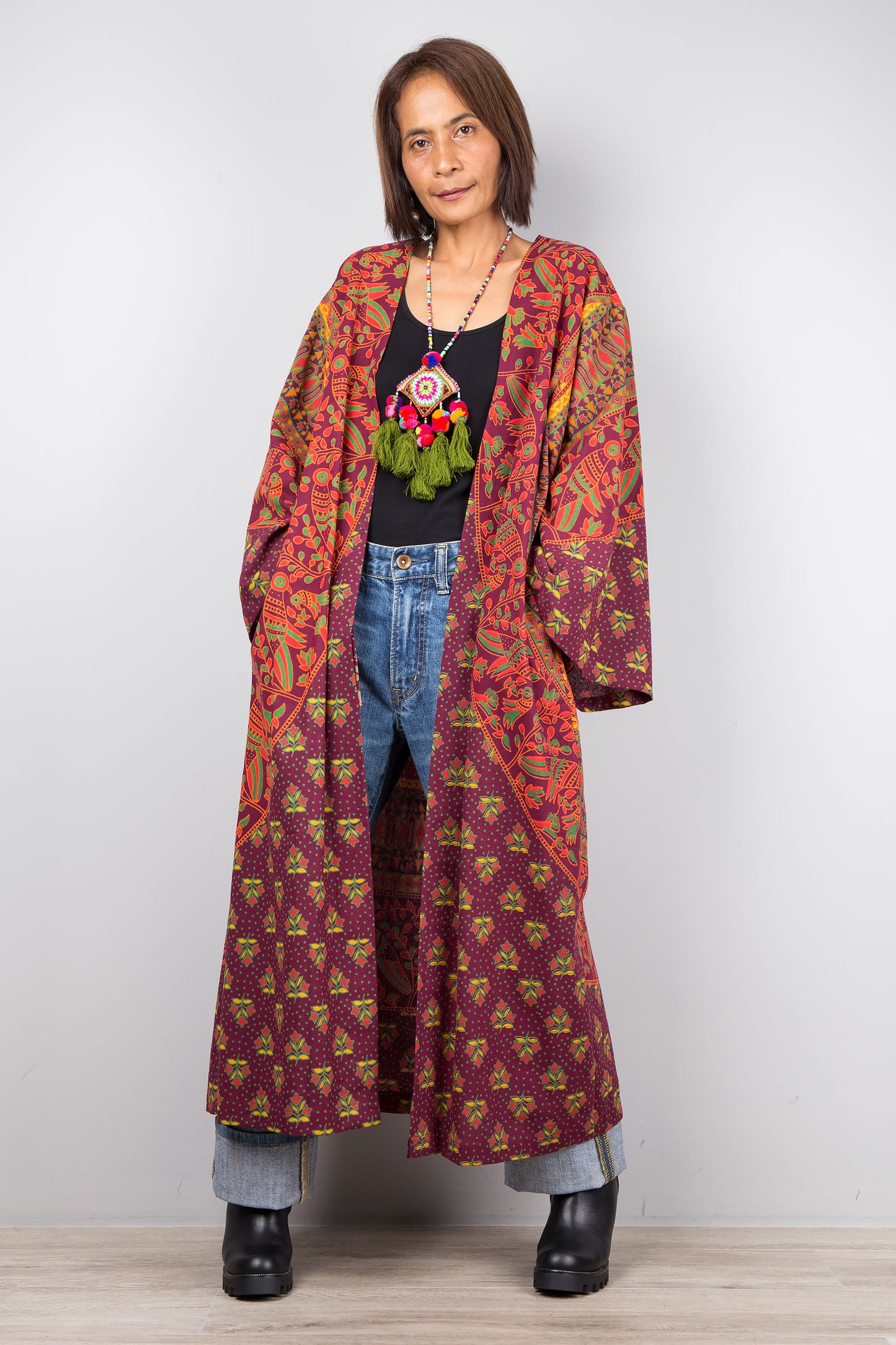 Open front Kimono Robe