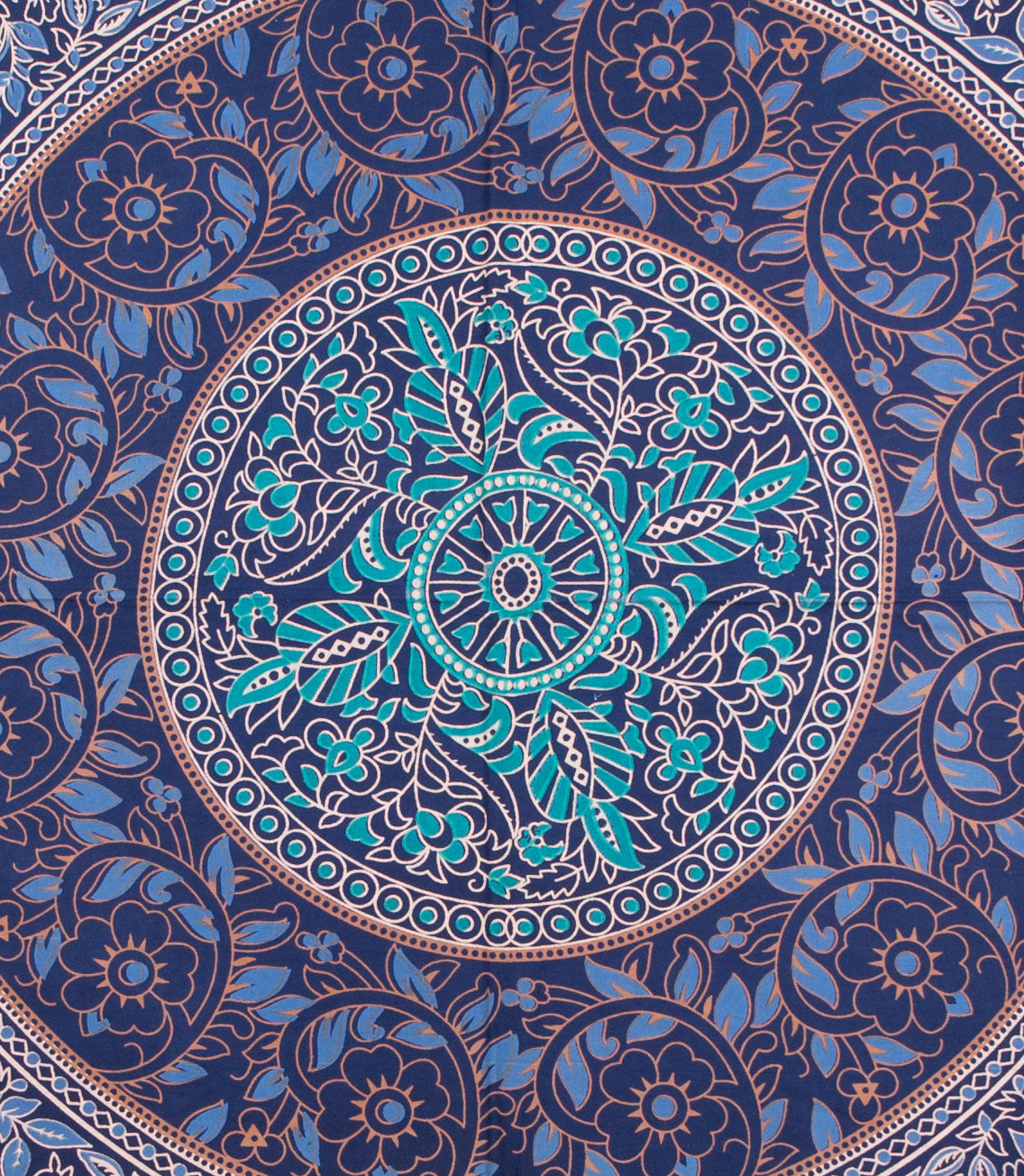 Blue floral Mandala