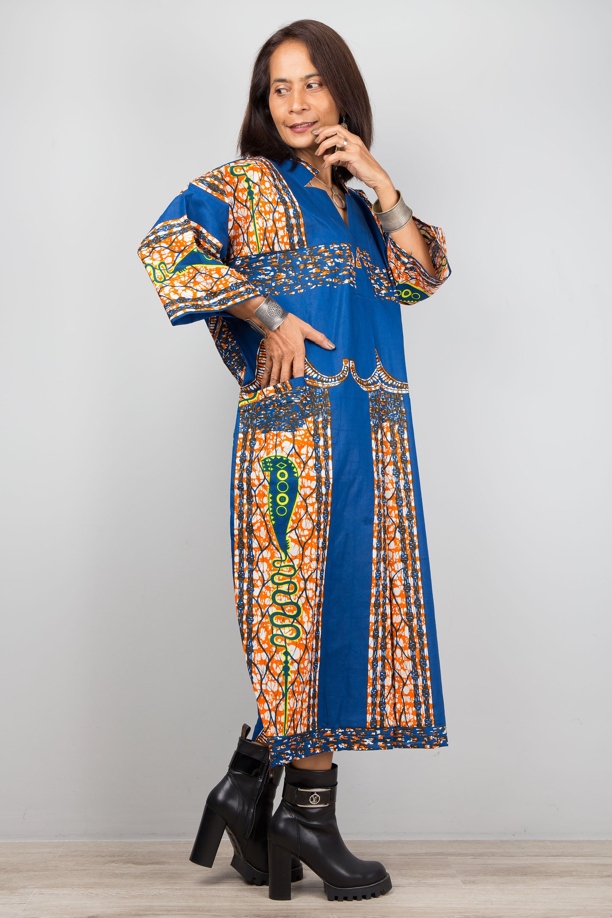 Ankara print dress - Dutch wax dress