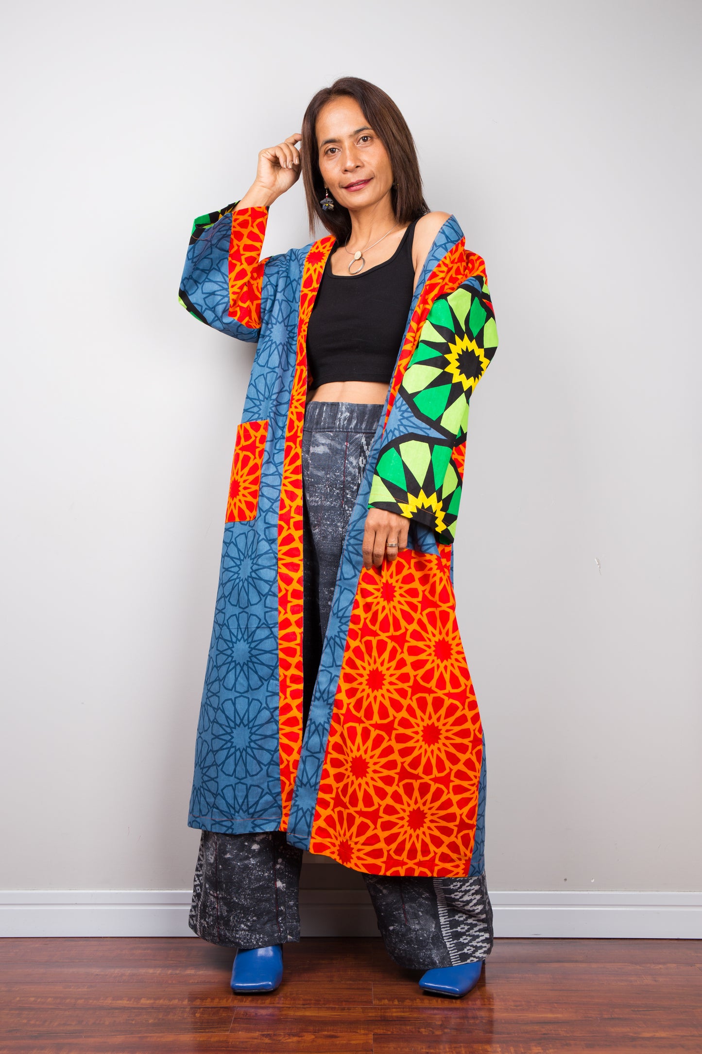 Ankara open cardigan