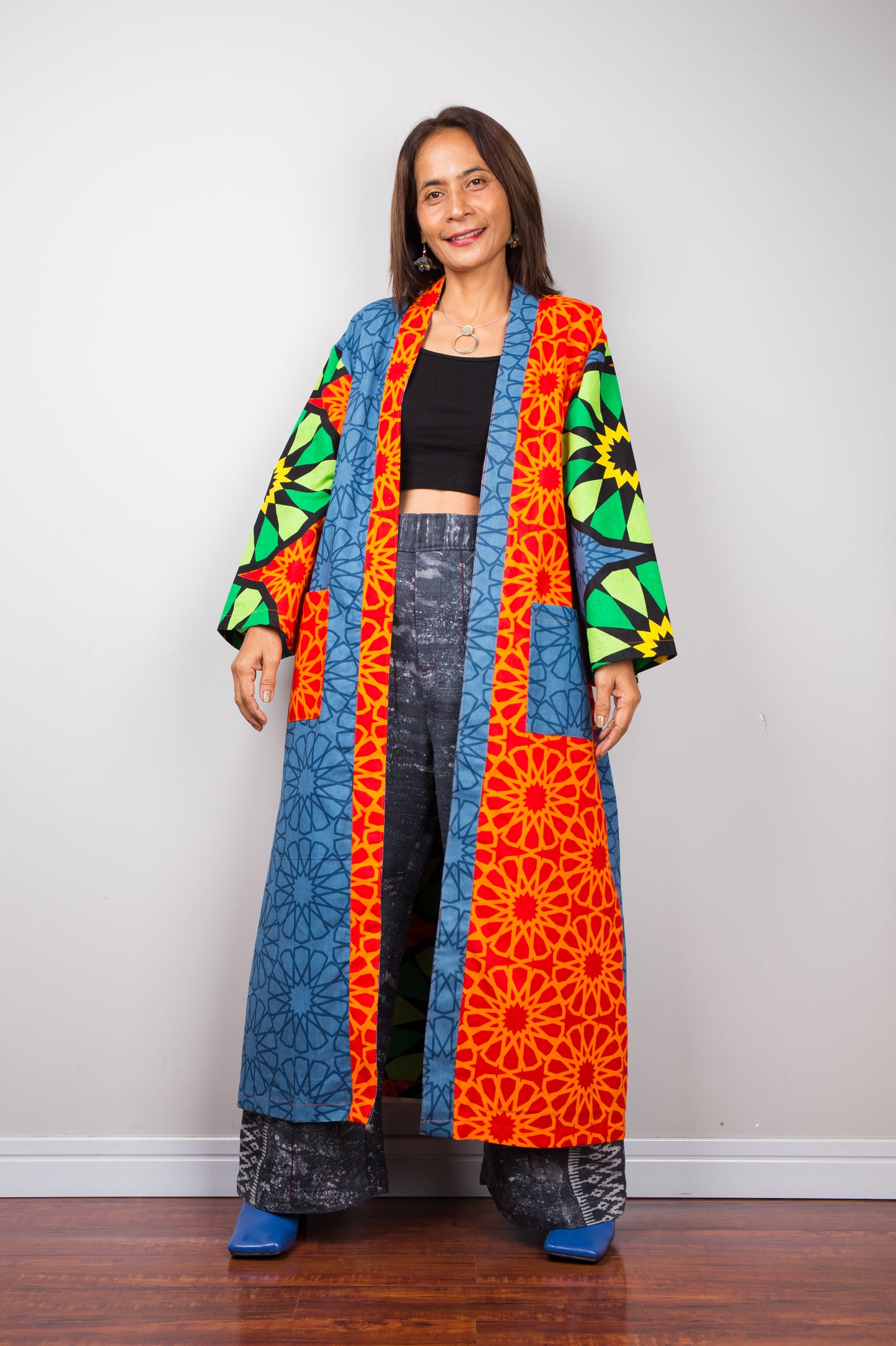 Ankara open cardigan