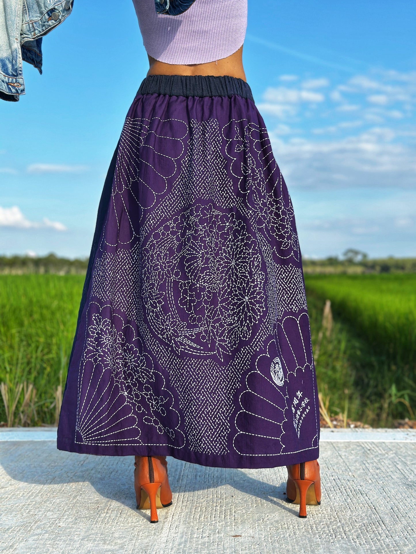 Mandala Patchwork Skirt