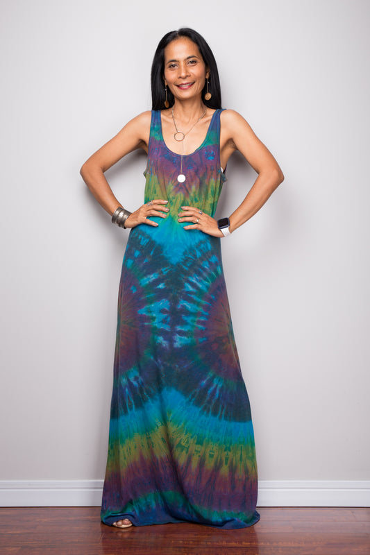 Sleeveless Tie dye dress