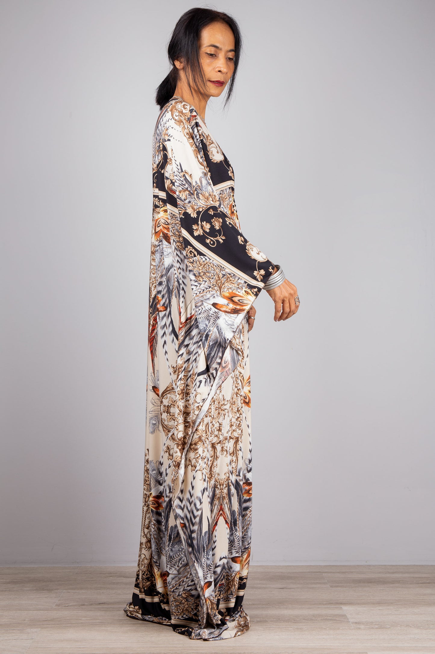 Boho chic kaftan dress