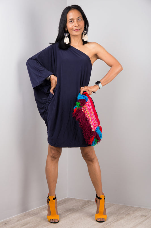 Buy Women Off Shoulder Short navy blue dress online. Other colours available at Nuichan