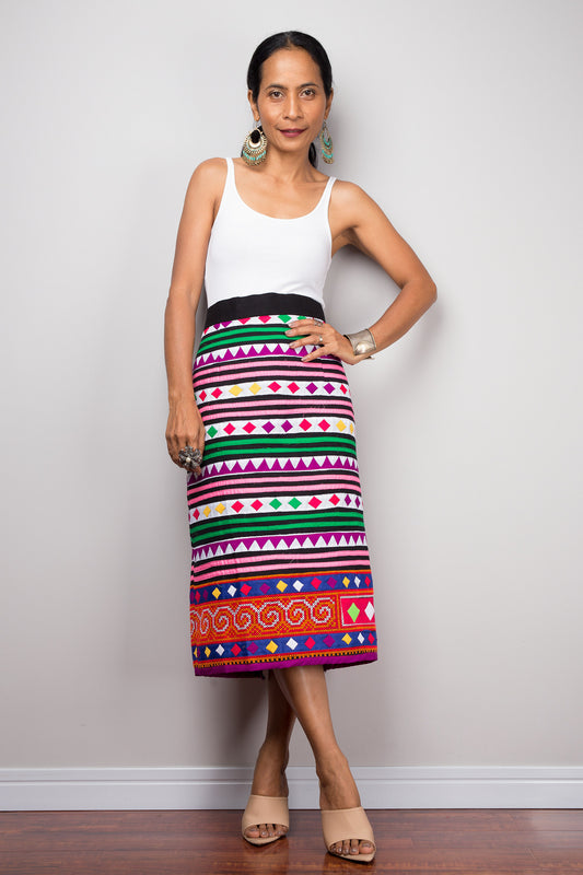 hill tribe skirt by Nuichan