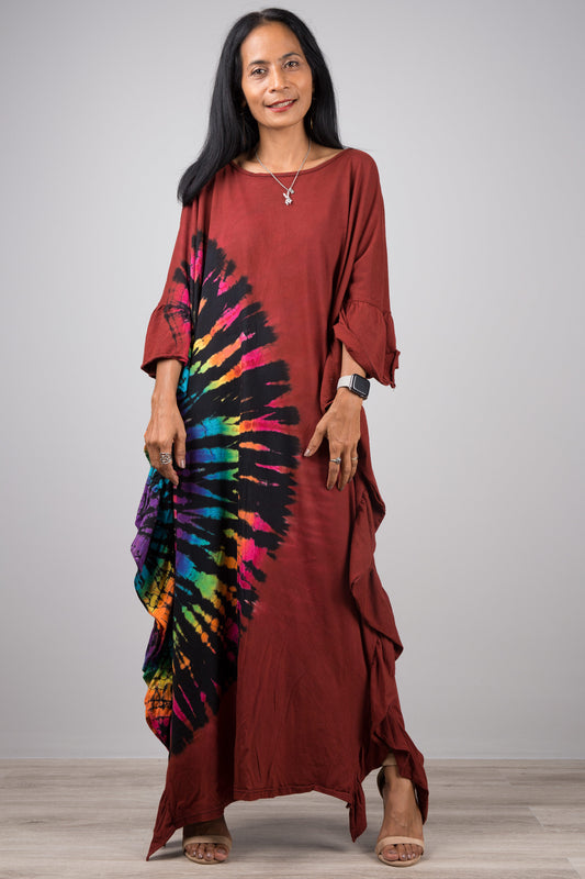 Tie dye kaftan