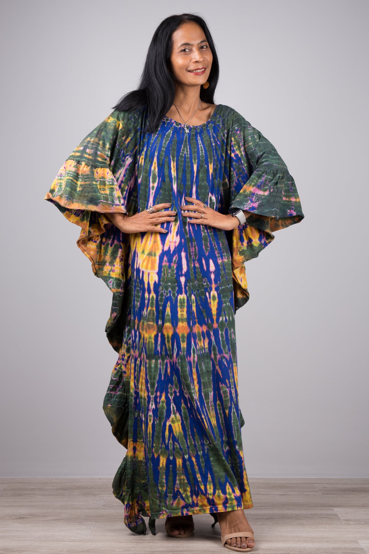 Tie dye kaftan