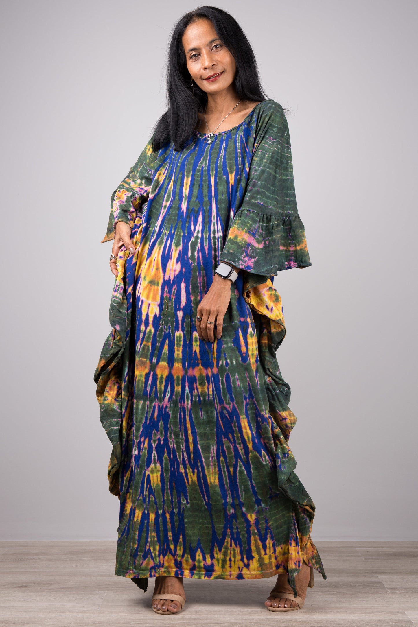 Tie dye kaftan