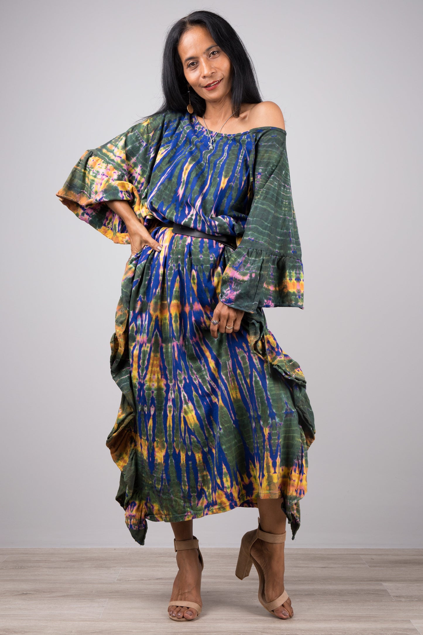 Tie dye kaftan