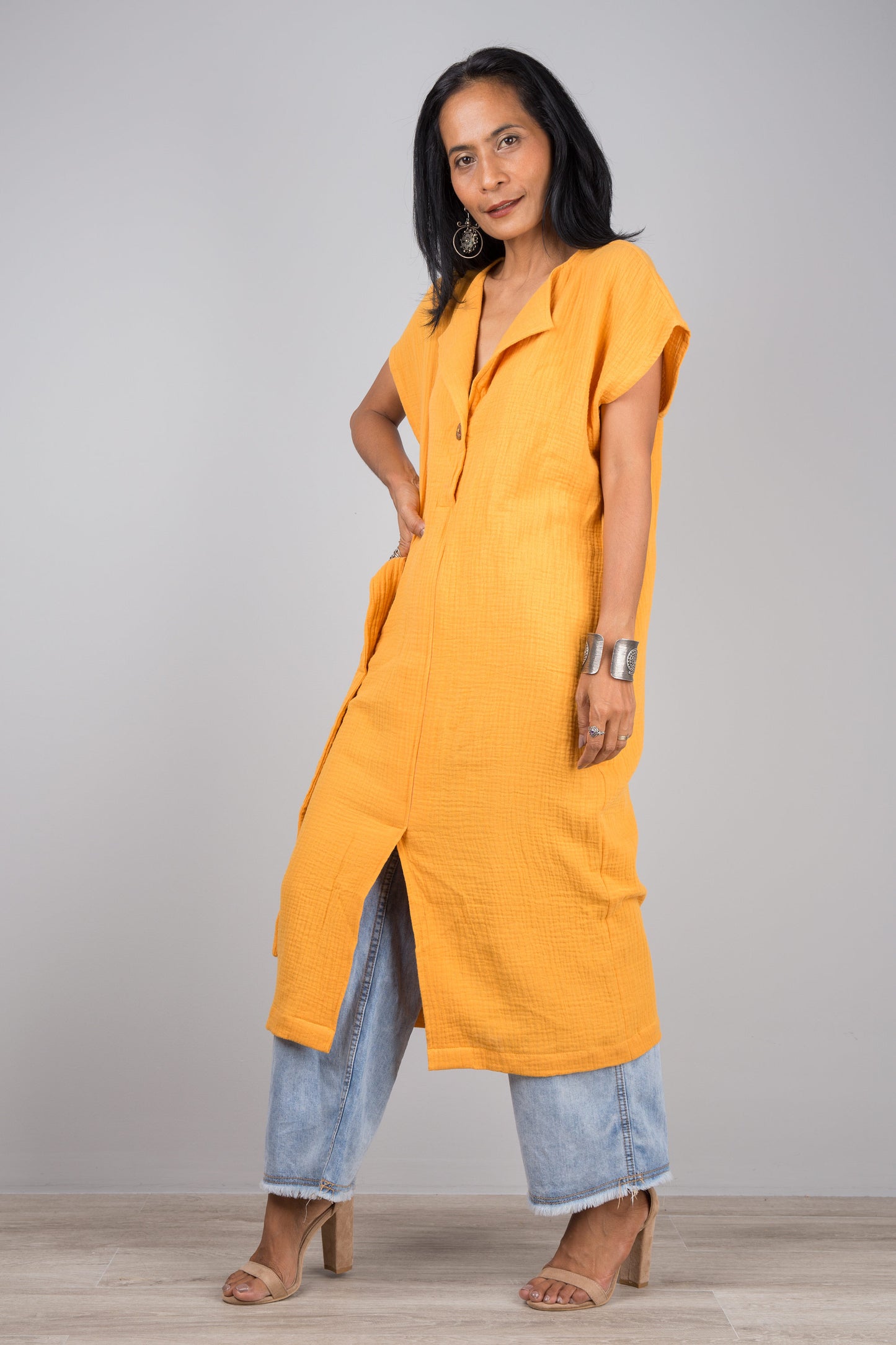 Cotton Gauze Dress