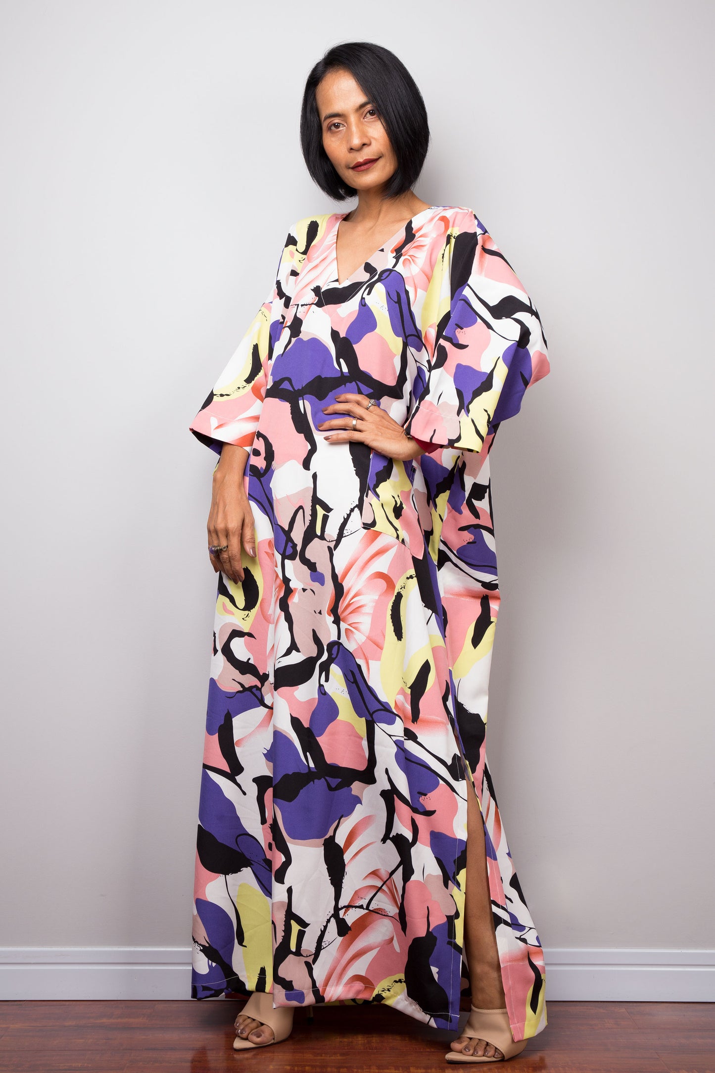 Purple Kaftan Dress