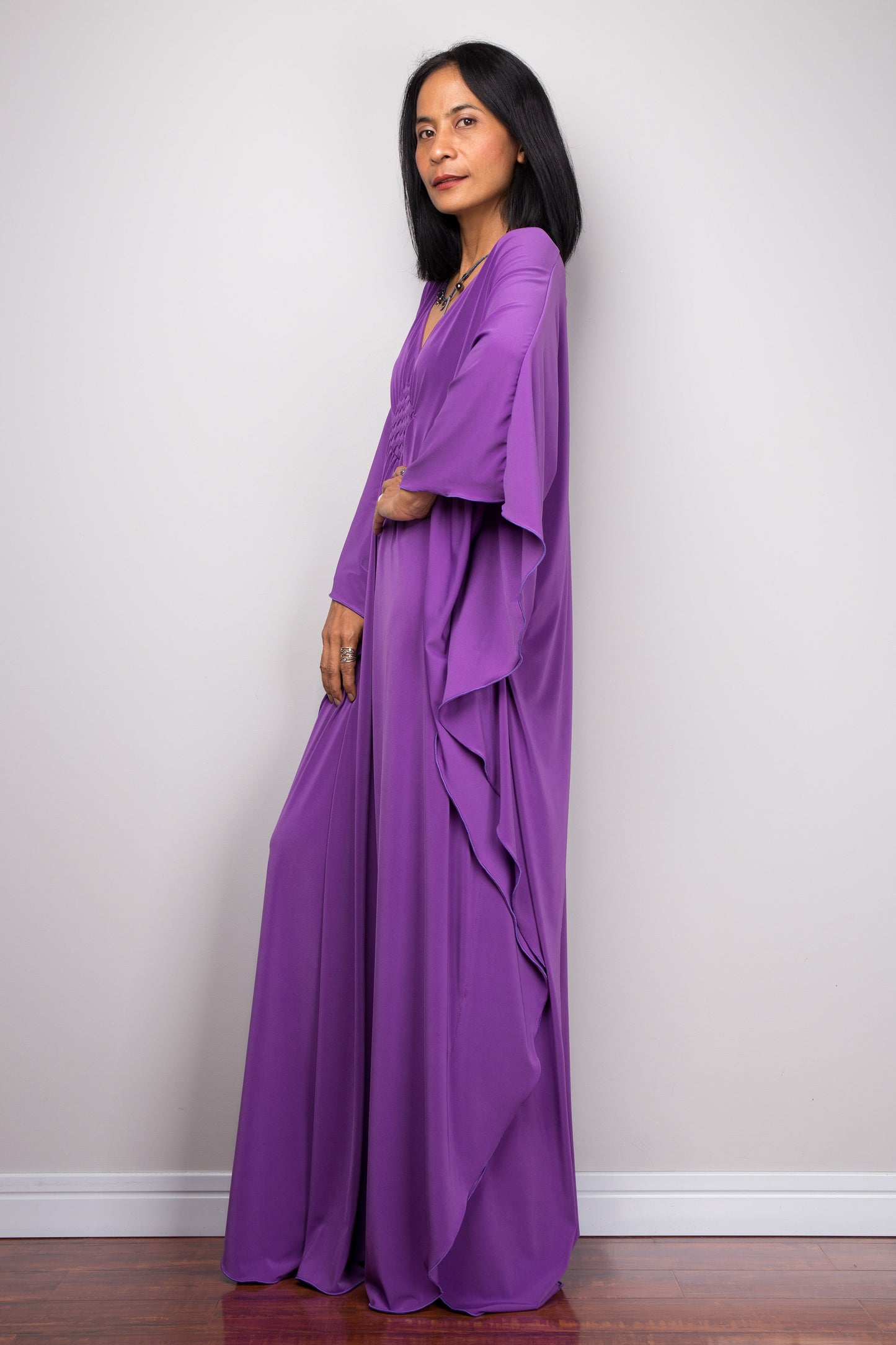 Purple kaftan