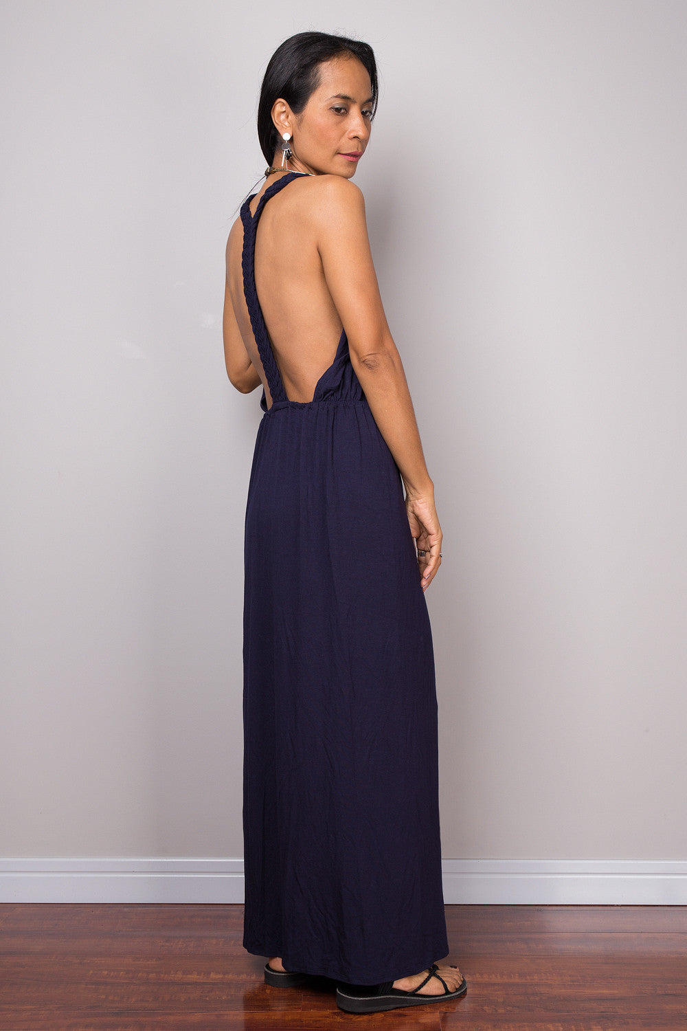 Blue Halter dress