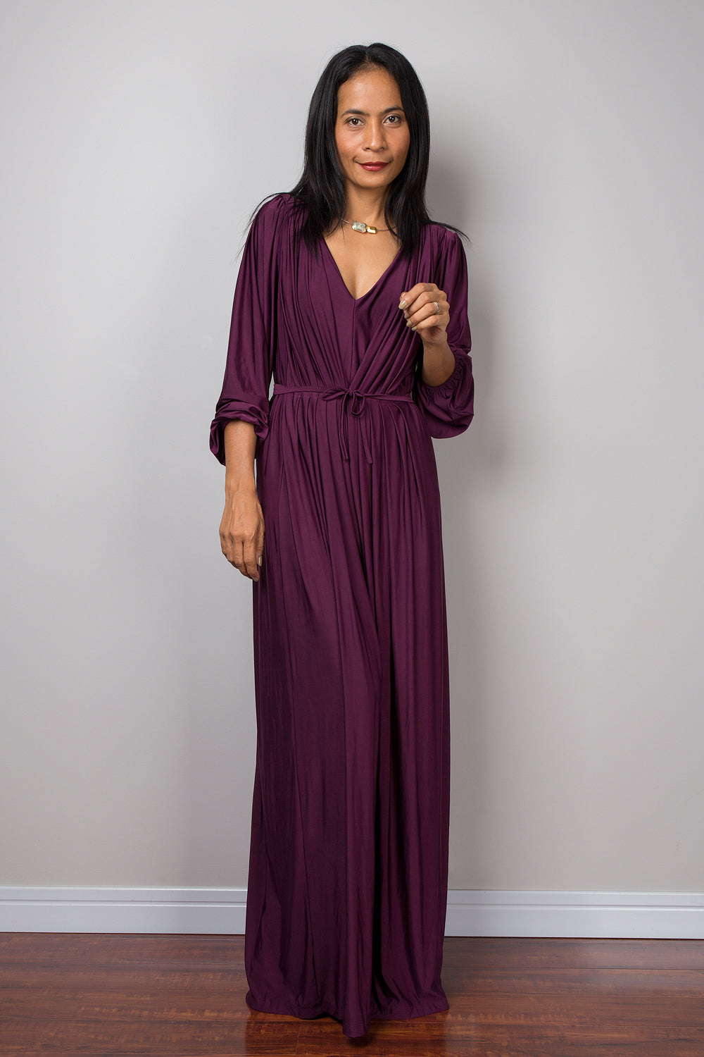 Purple Jumpsuit, dark purple jumper