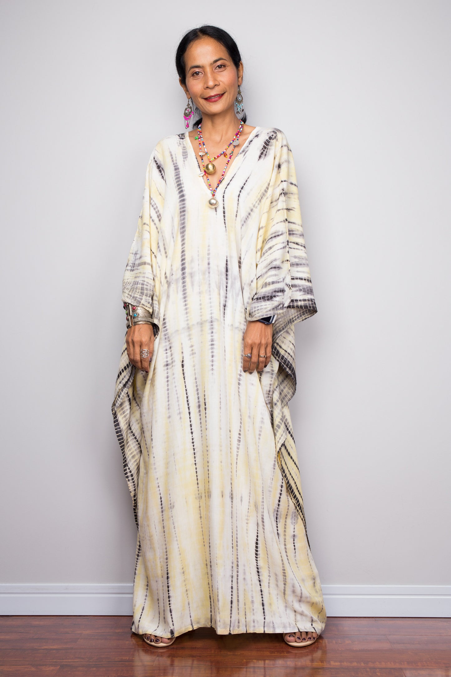 Tie dye beach kaftan