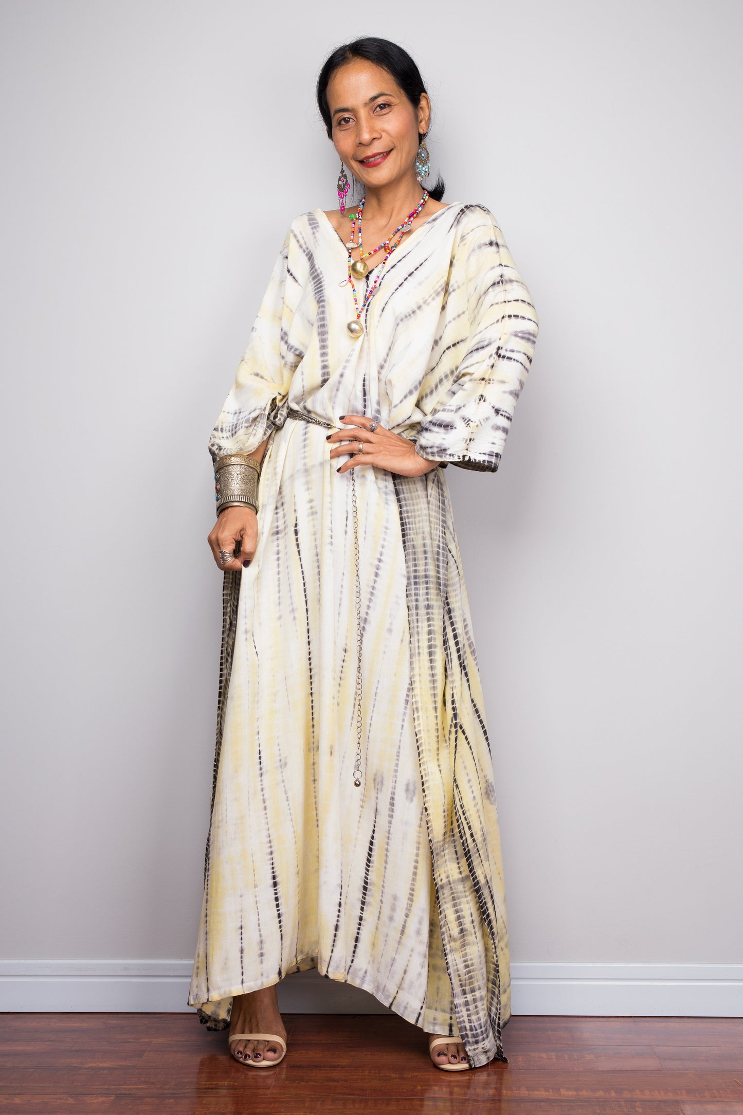 Tie dye beach kaftan