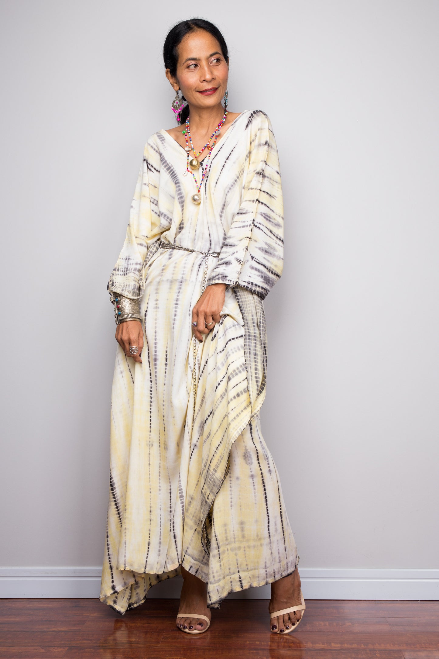 Tie dye beach kaftan