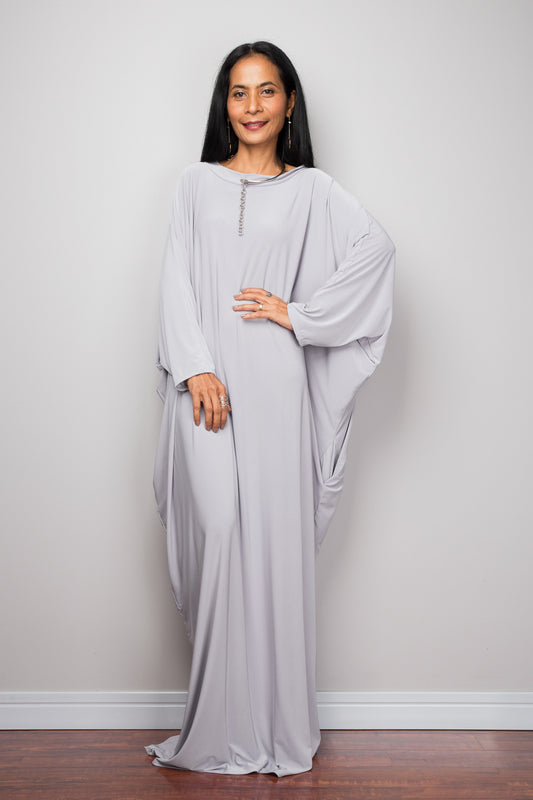 Buy Modest Kaftan dresses online. Large kaftan frock dress by Nuichan