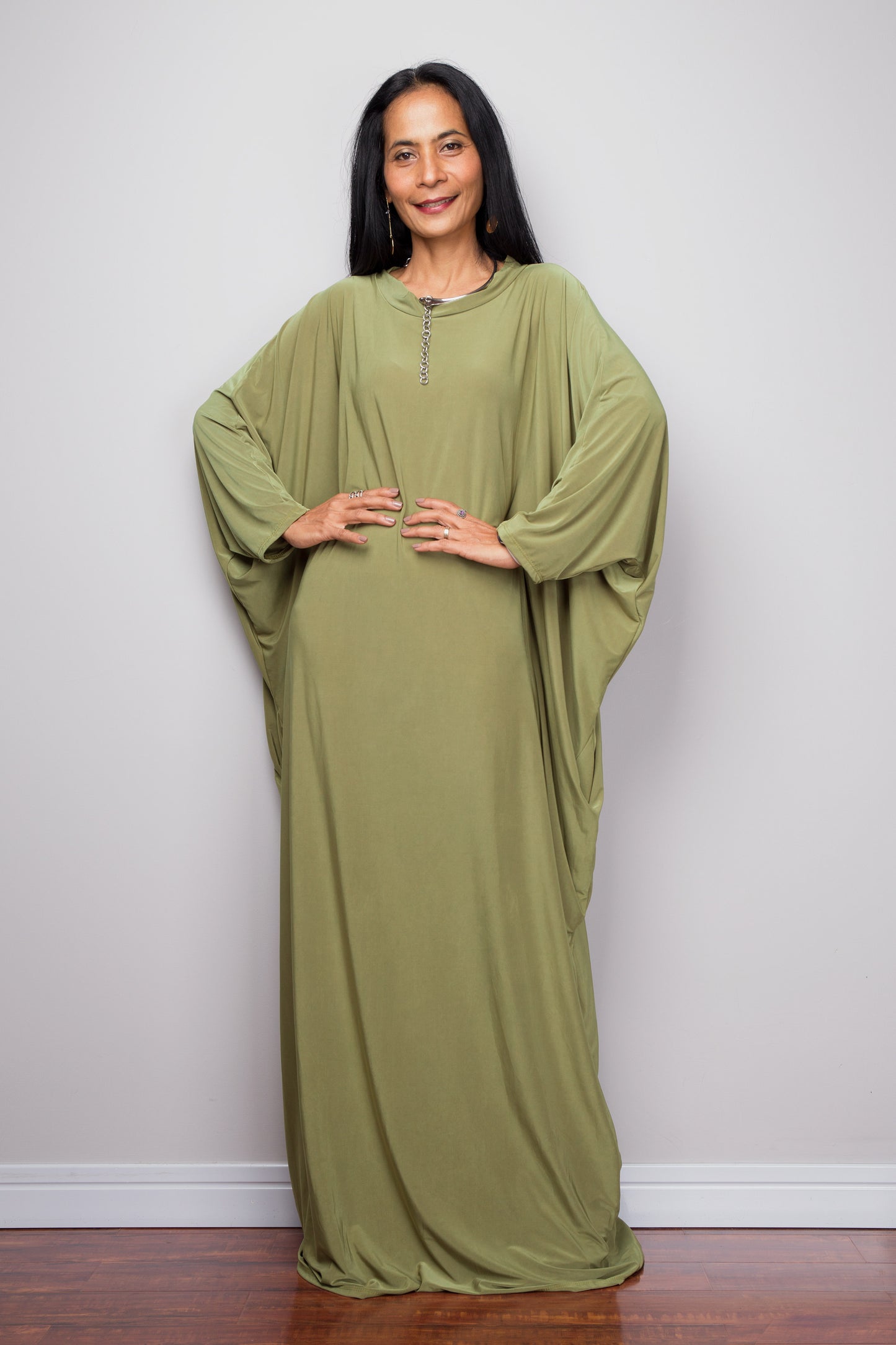 Buy Kaftan dresses online. Kimono kaftan frock dress by Nuichan