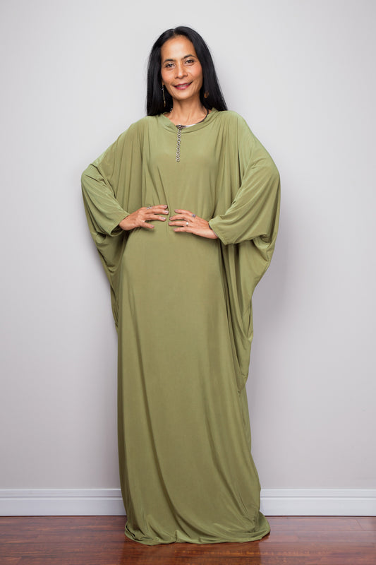 Buy Kaftan dresses online. Kimono kaftan frock dress by Nuichan