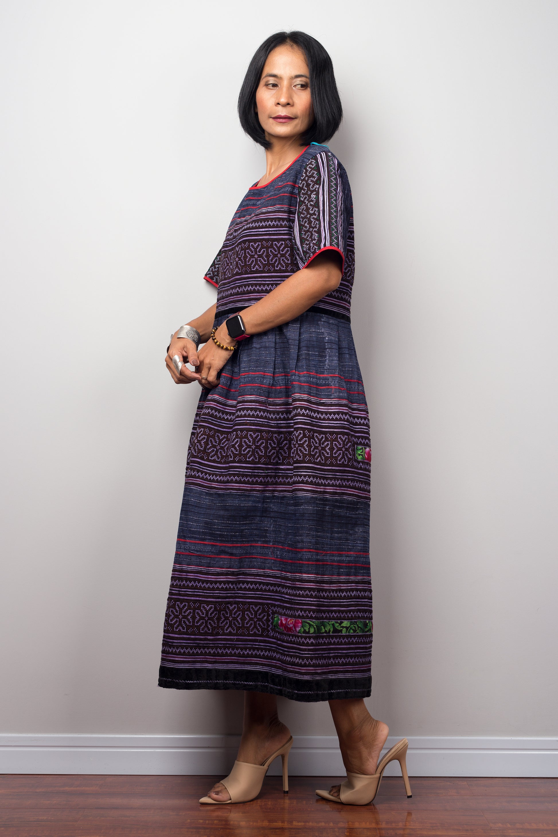 Batik hill tribe dress by Nuichan