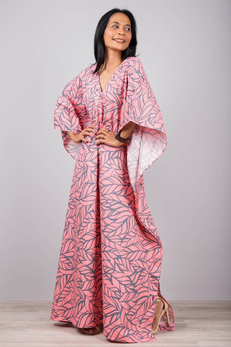 Women's cotton kaftan dress | Nuichan