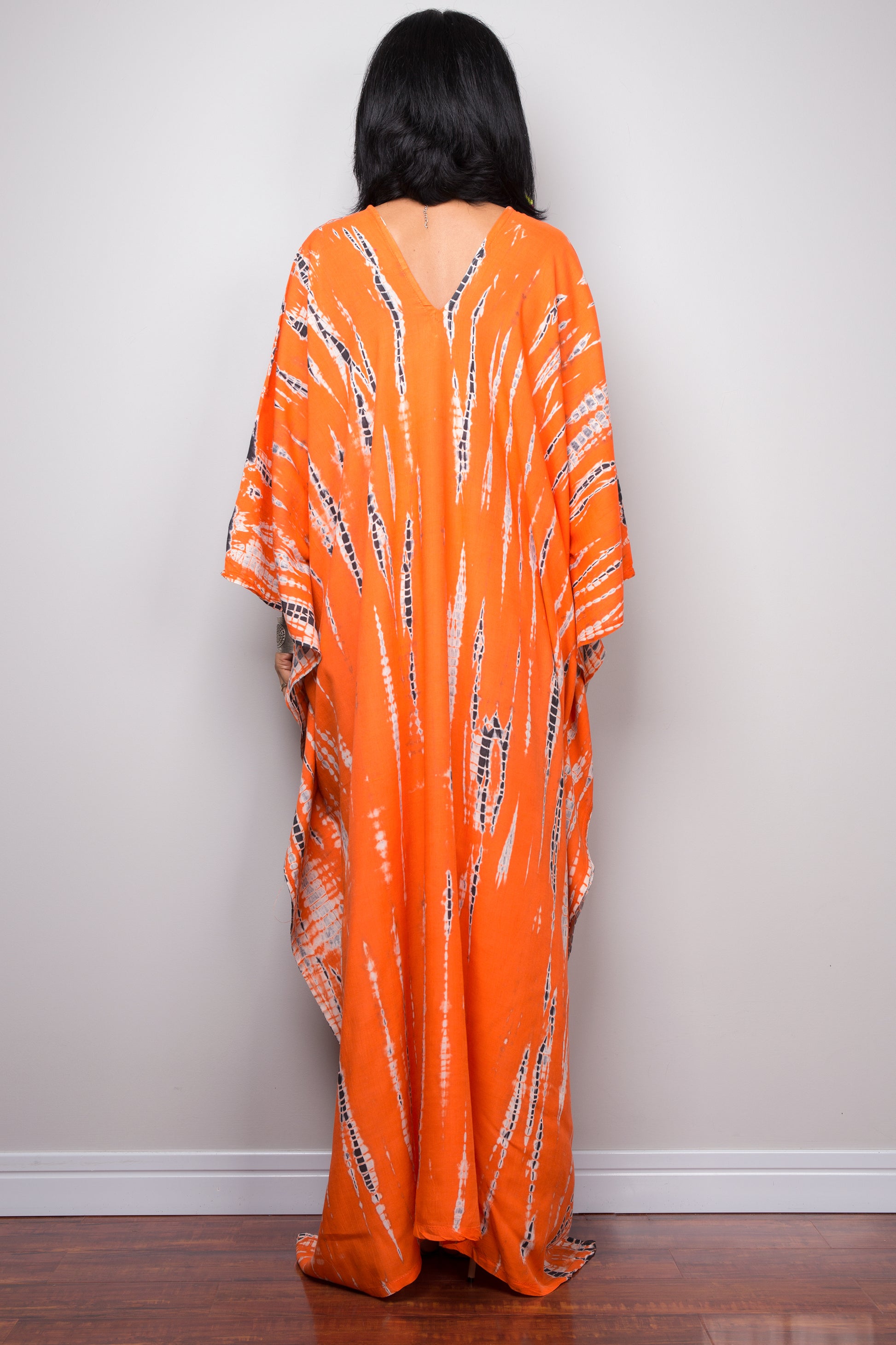 Tie Dye dress, Beach Kaftan, Shibori dress, Maxi Dress, Summer Dress, 