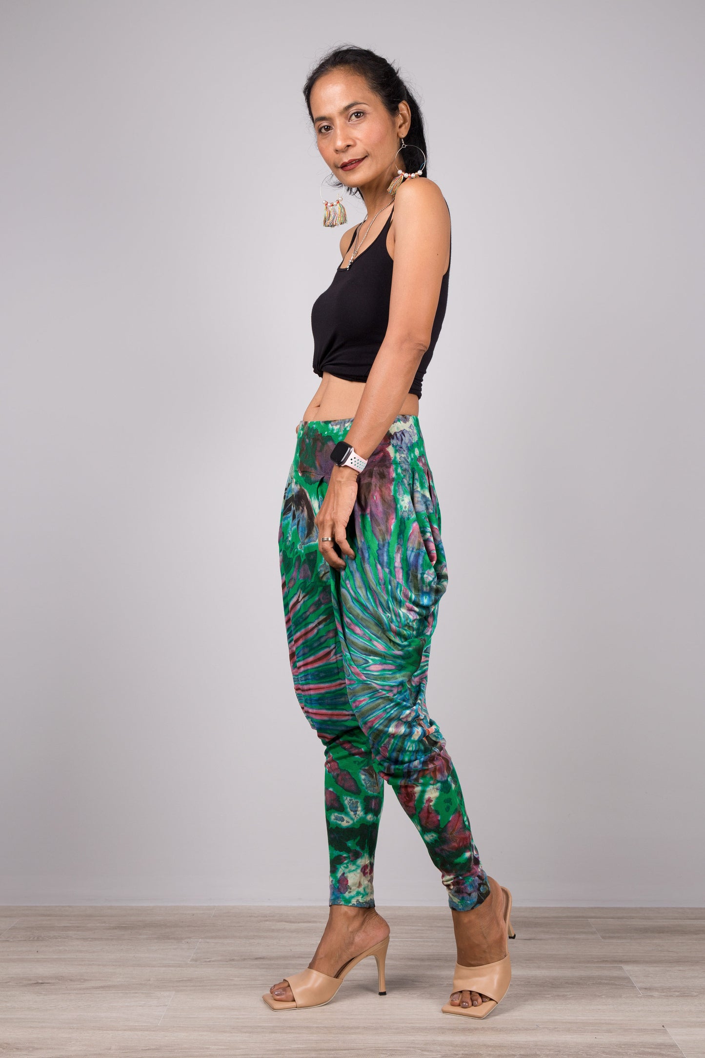 Green Tie-Dye pants