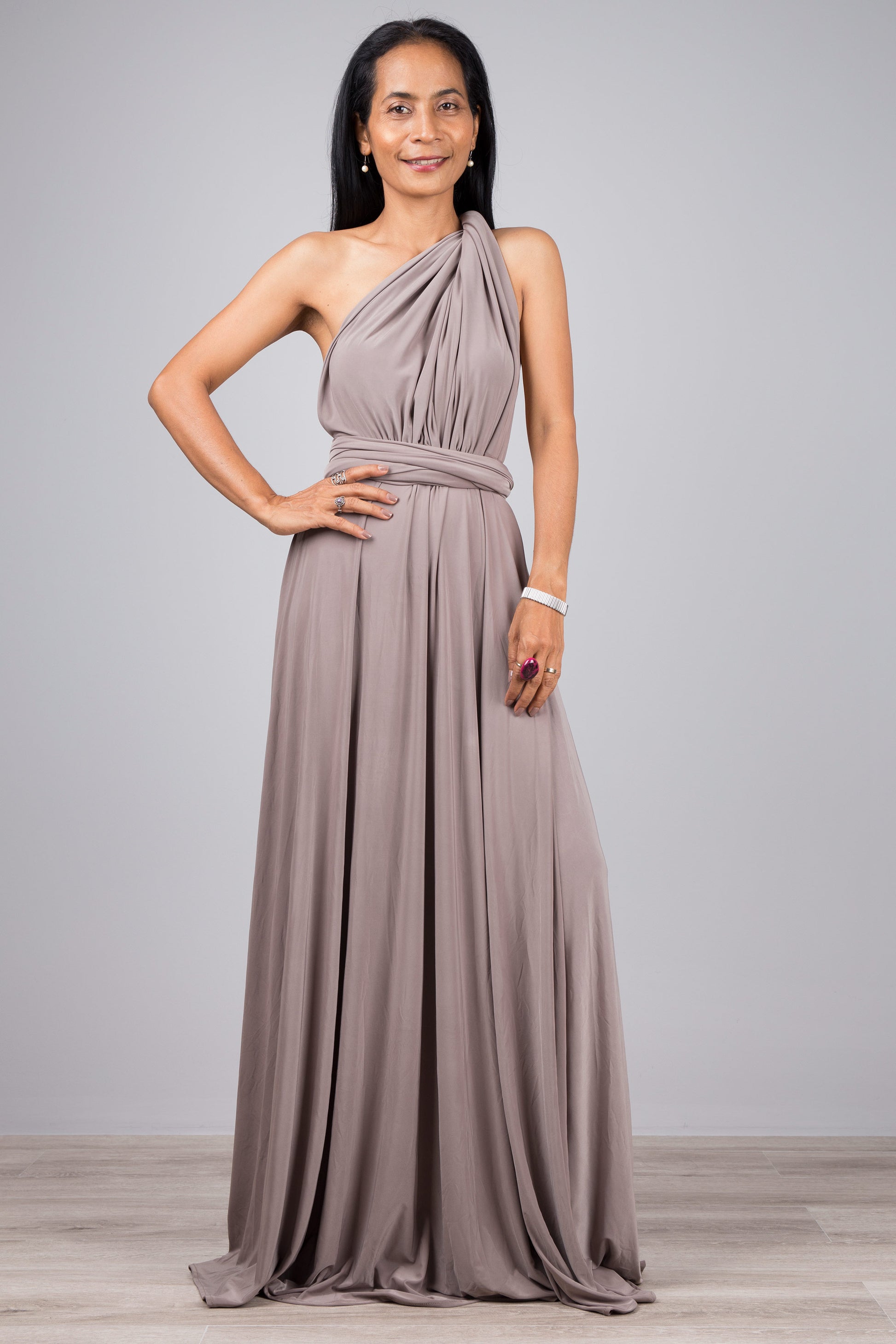 Buy Convertible bridesmaid dresses online. Multi way dress by Nuichan