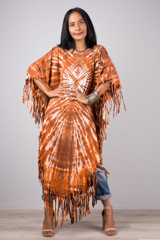 Tie dye poncho top